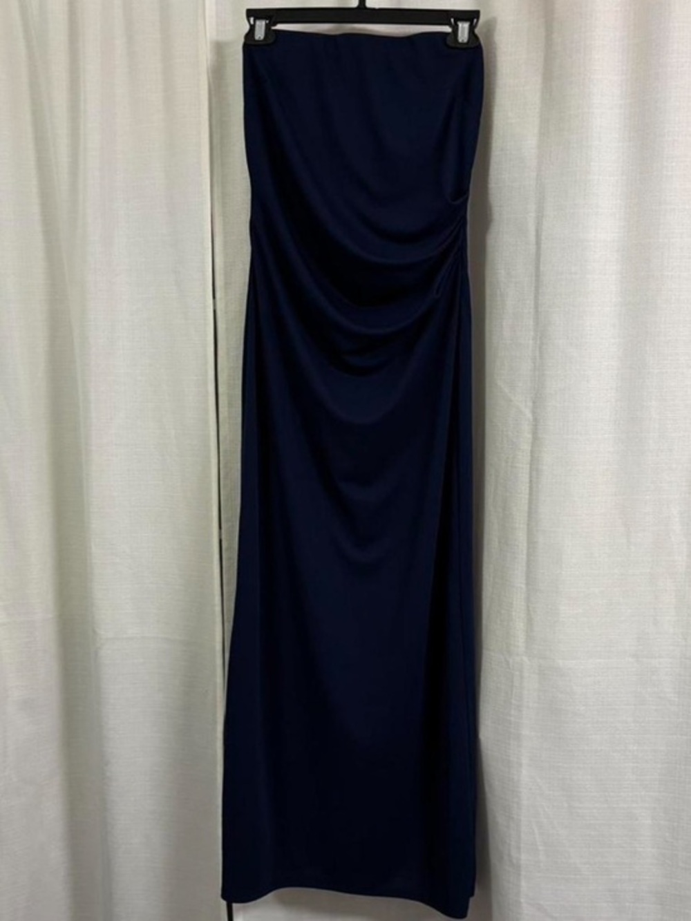Wayf Navy Strapless Dress size S